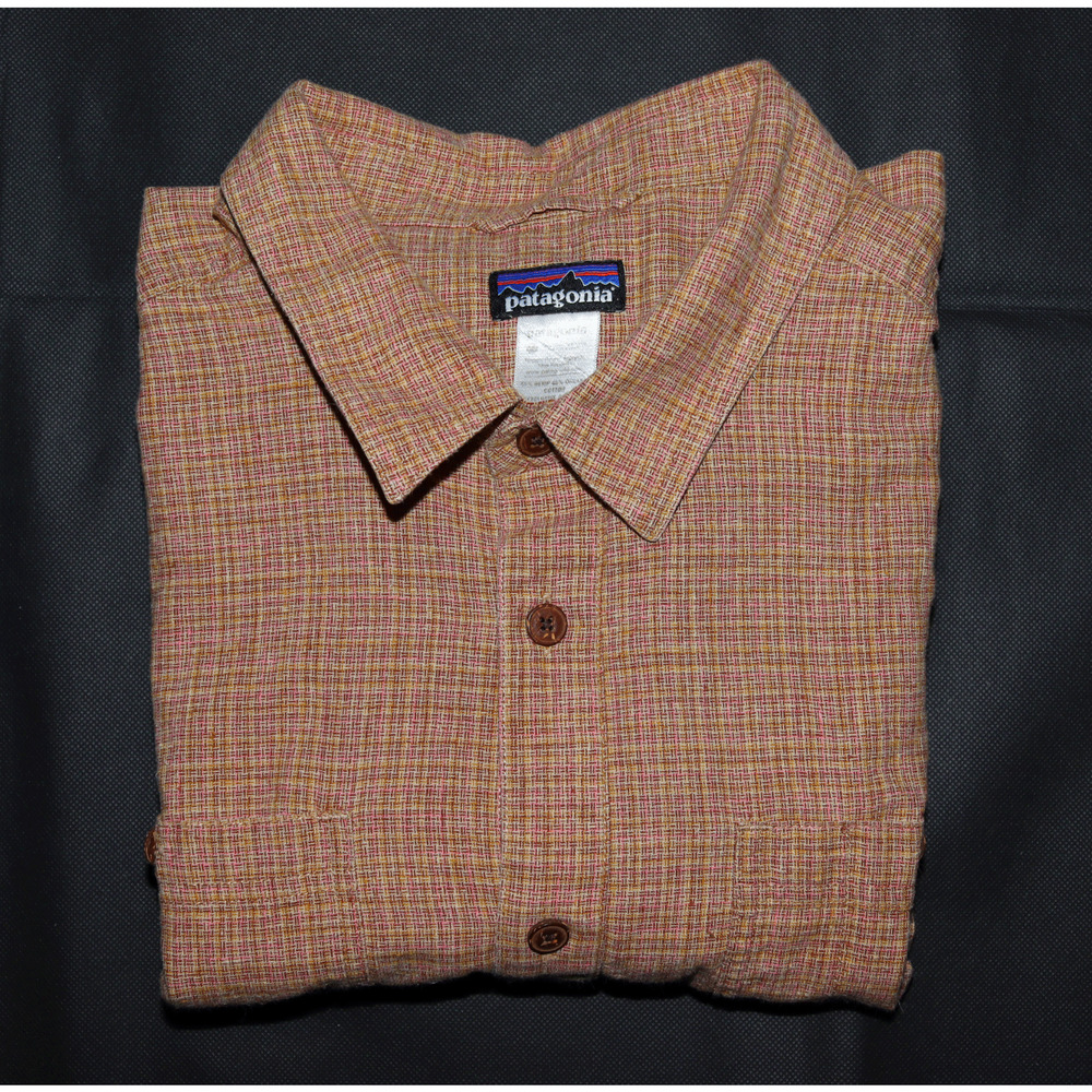 Patagonia Men's Short Sleeve Button Front Pocket Shirt Size Large - Picture 5 of 6